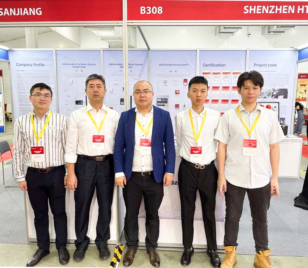 高新投三江攜全新消防報(bào)警系統(tǒng)亮相2023年越南國際安防展